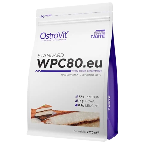 Proteină OstroVit STANDARD WPC80.eu 2270 g Tiramisu | praf photo 1