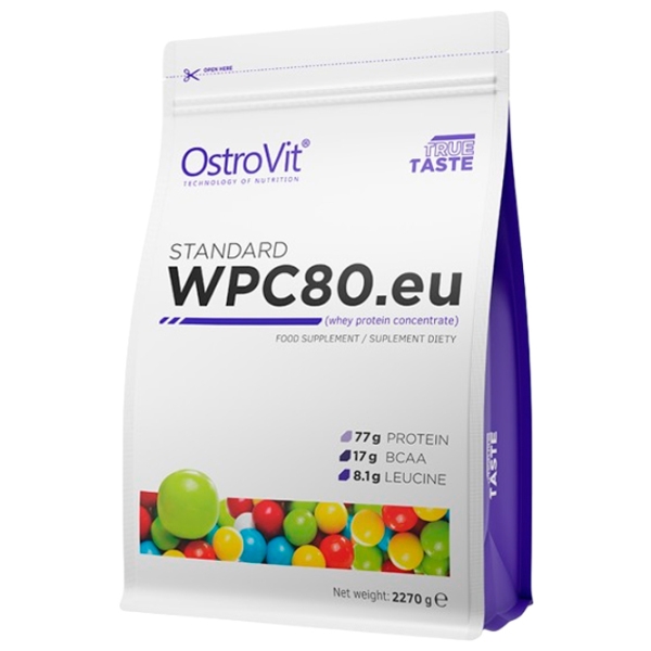 Proteină OstroVit STANDARD WPC80.eu 2270 g Gumă | praf photo 1