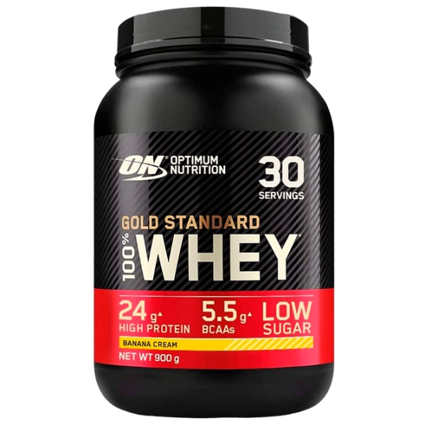 Proteină Optimum Nutrition GOLD STANDARD 100% WHEY 908 g Banană | praf photo 1