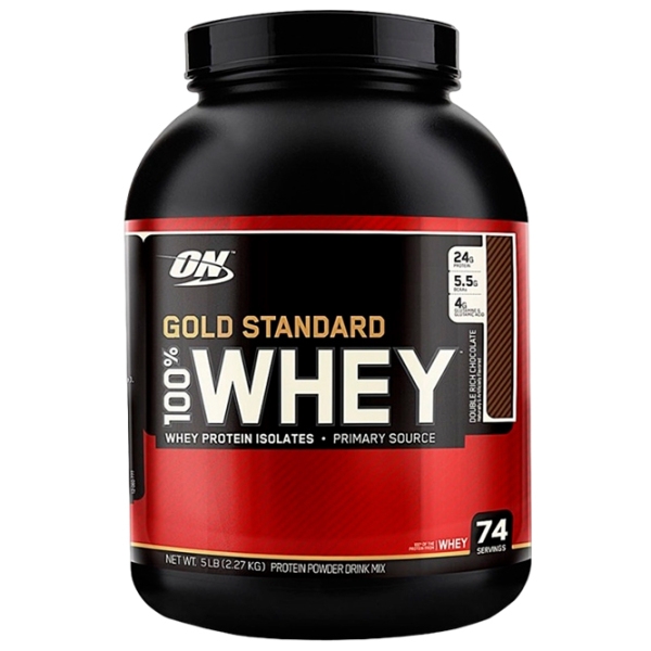 Proteină Optimum Nutrition GOLD STANDARD 100% WHEY 2270 g Ciocolată | praf photo 1