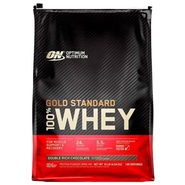 Proteină Optimum Nutrition GOLD STANDARD 100% WHEY 4540 g Ciocolată | praf photo 1