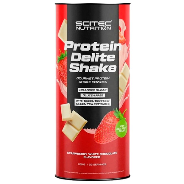 Протеин Scitec Nutrition Protein Delite Shake 700 г Клубника, белый шоколад | порошок photo 1