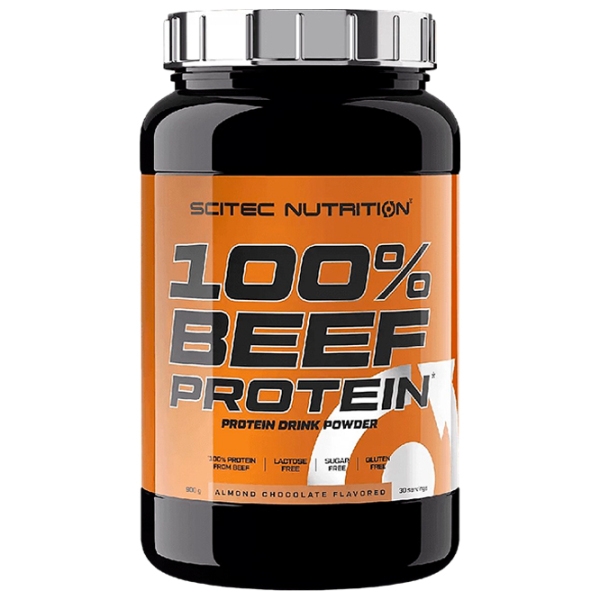 Протеин Scitec Nutrition Beef Protein 900 г Шоколад, миндаль | порошок photo 1