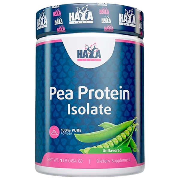 Proteină Haya Labs 100% Pure All Natural Pea Protein isolate 454 g Mazăre | praf photo 1