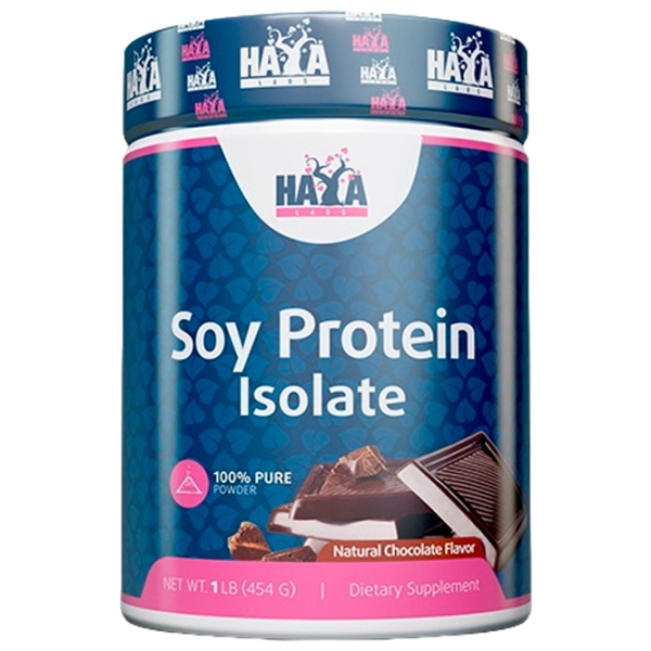 Proteină Haya Labs 100% Pure All Natural Pea Protein isolate 454 g Ciocolată | praf photo 1