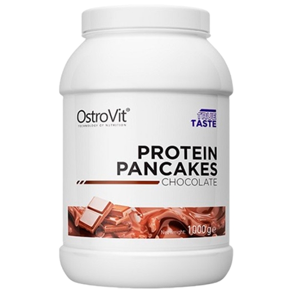 Proteină OstroVit Protein Pancakes 1000 g Ciocolată | praf photo 1