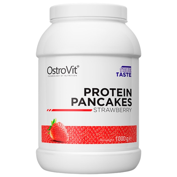 Протеин OstroVit Protein Pancakes 1000 г Клубника | порошок photo 1