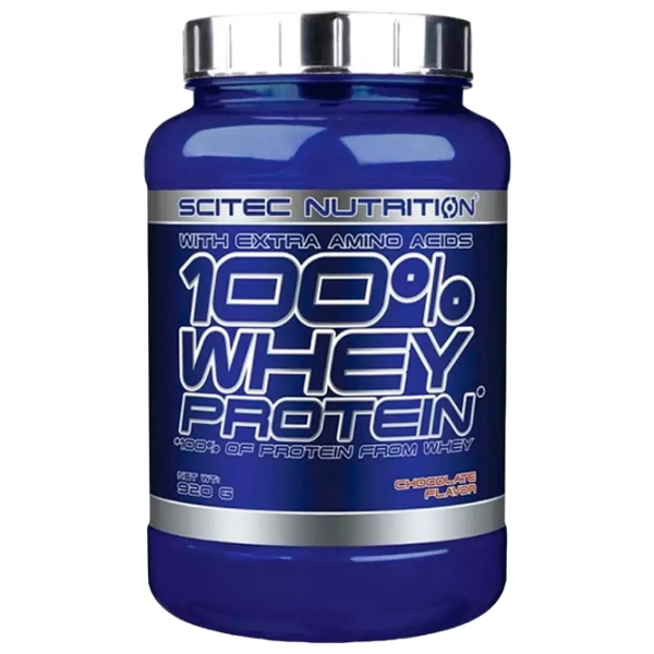 Proteină Scitec Nutrition 100% WHEY PROTEIN 920 g Ciocolată | praf photo 1