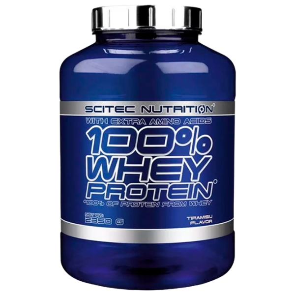 Proteină Scitec Nutrition 100% WHEY PROTEIN 2350 g Tiramisu | praf photo 1