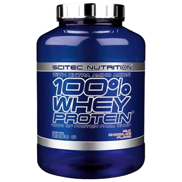 Proteină Scitec Nutrition 100% WHEY PROTEIN 2350 g Ciocolată albă | praf photo 1