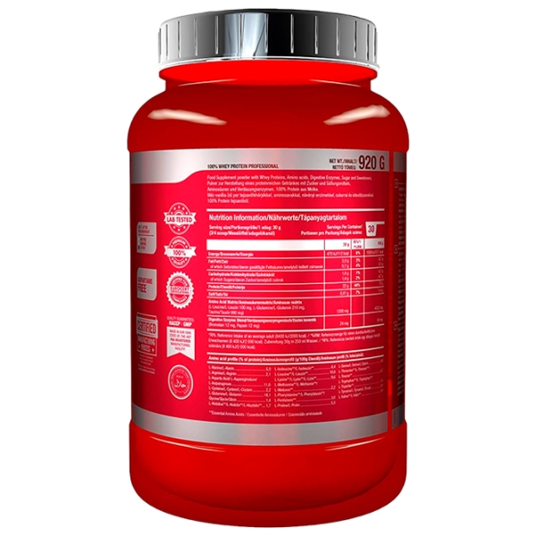 Proteină Scitec Nutrition 100% Whey Protein Professional 920 g Miere, vanilie | praf photo 3
