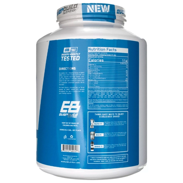Proteină EverBuild Whey Build 2.0 2270 g Cappucino, matcha | praf photo 3