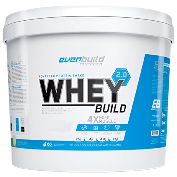 Proteină EverBuild Whey Build 2.0 4540 g Ciocolată | praf photo 1
