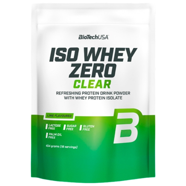Proteină BioTechUSA Iso Whey Zero Clear 454 g Lăm&icirc;e | praf photo 1