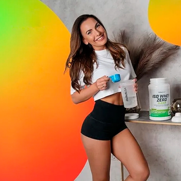 Proteină BioTechUSA Iso Whey Zero Clear 454 g Lăm&icirc;e | praf photo 3