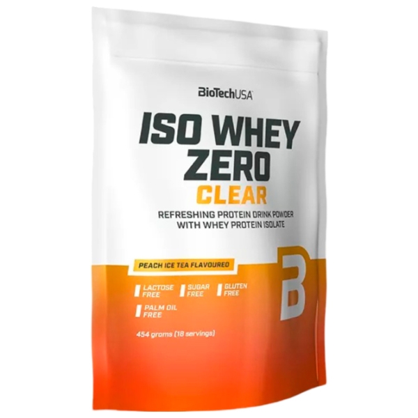 Протеин BioTechUSA Iso Whey Zero Clear 454 г Персиковый чай со льдом | порошок photo 1