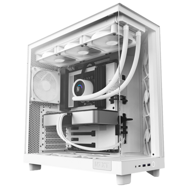 Корпус NZXT H6 Flow Белый micro ATX photo 1
