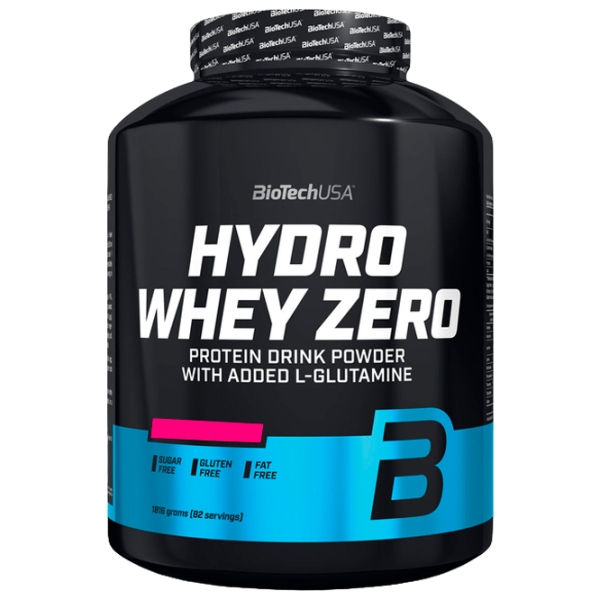Proteină BioTechUSA Hydro Whey Zero 1816 g Сăpșuni | praf photo 1