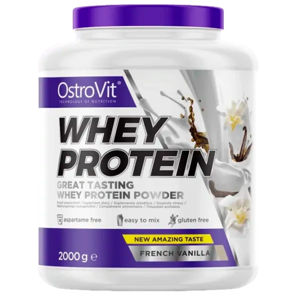 Proteină OstroVit Whey Protein 2000 g Vanilie | praf photo 1