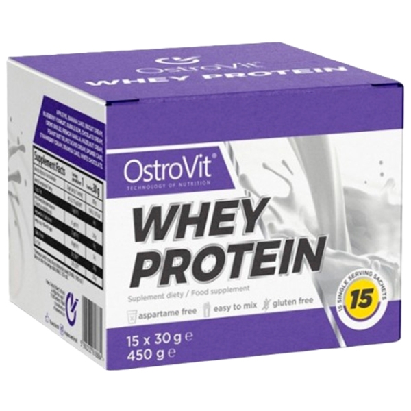 Proteină OstroVit WHEY PROTEIN BOX 450 g Fără gust | praf photo 1