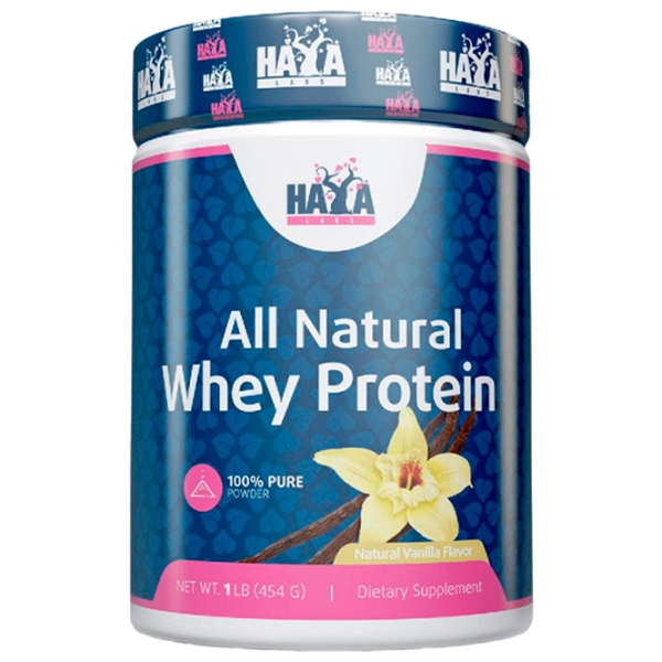 Протеин Haya Labs 100% Pure All Natural Whey Protein 454 г Ваниль | порошок photo 1