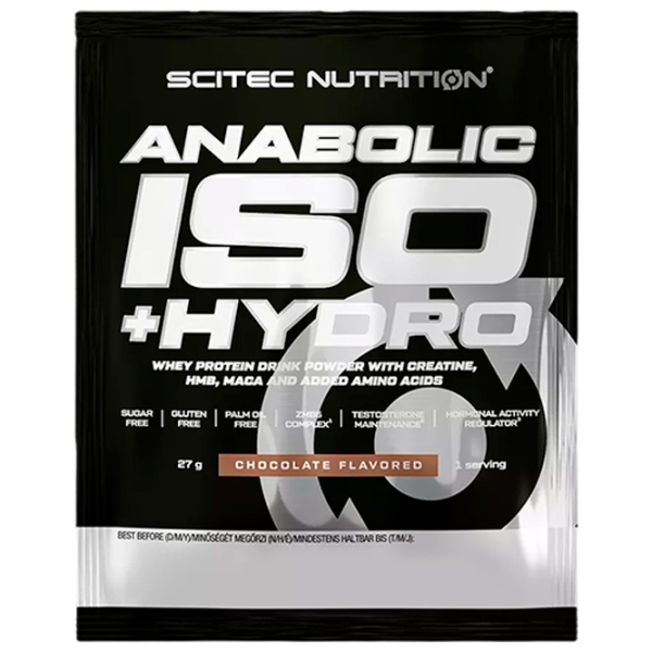 Proteină Scitec Nutrition Anabolic Iso+Hidro 27 g Ciocolată | praf photo 1