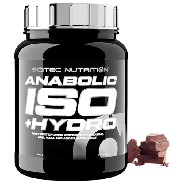 Proteină Scitec Nutrition Anabolic Iso+Hidro 920 g Ciocolată | praf photo 1
