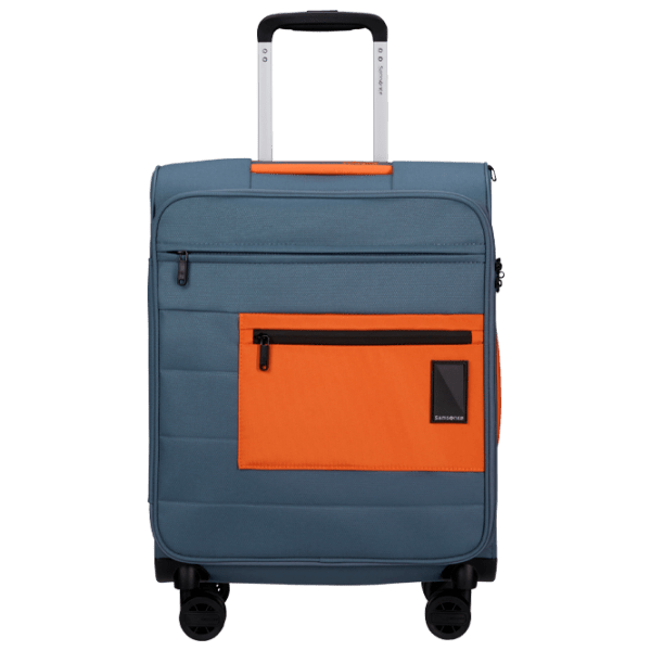 Valiză Samsonite Vaycay Spinner expandable Grey Orange 42l   photo 1