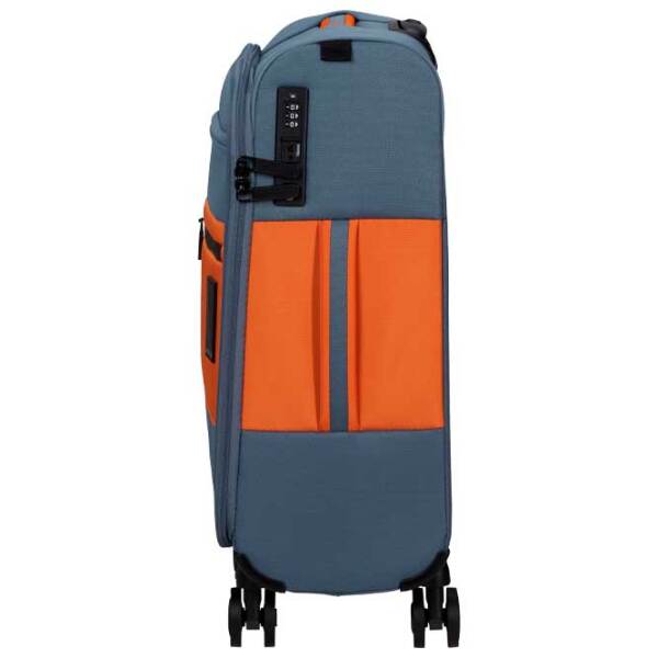 Valiză Samsonite Vaycay Spinner expandable Grey Orange 42l   photo 5