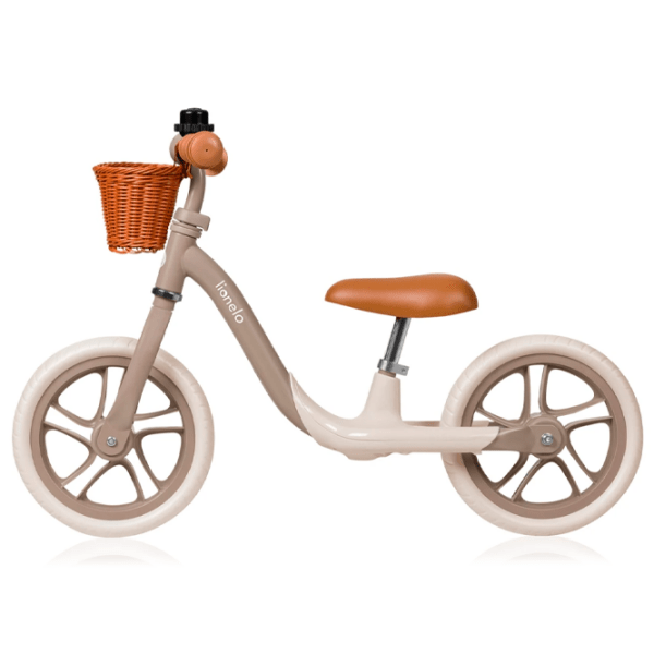 Bicicletă fără pedale Lionelo Alex Plus 12" 12" Beige  Metal / Pentru copii photo 2