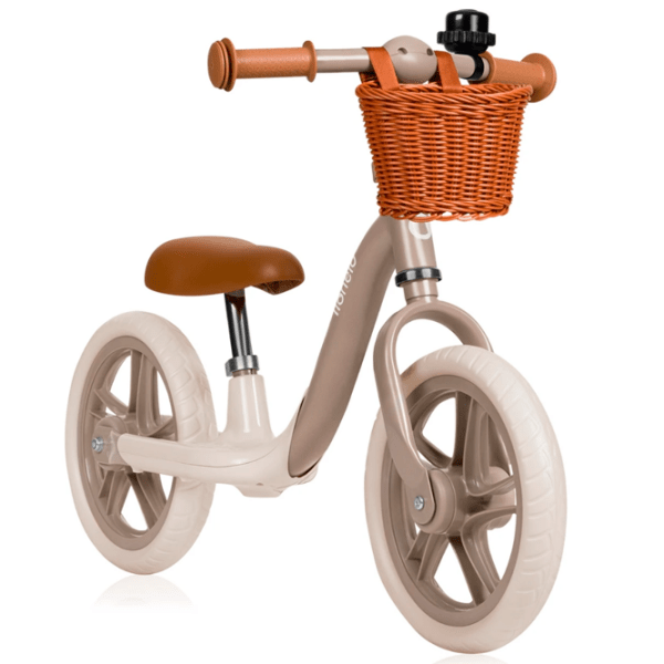 Bicicletă fără pedale Lionelo Alex Plus 12" 12" Beige  Metal / Pentru copii photo 3