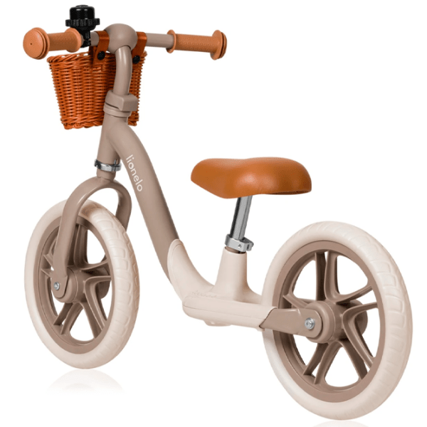 Bicicletă fără pedale Lionelo Alex Plus 12" 12" Beige  Metal / Pentru copii photo 4
