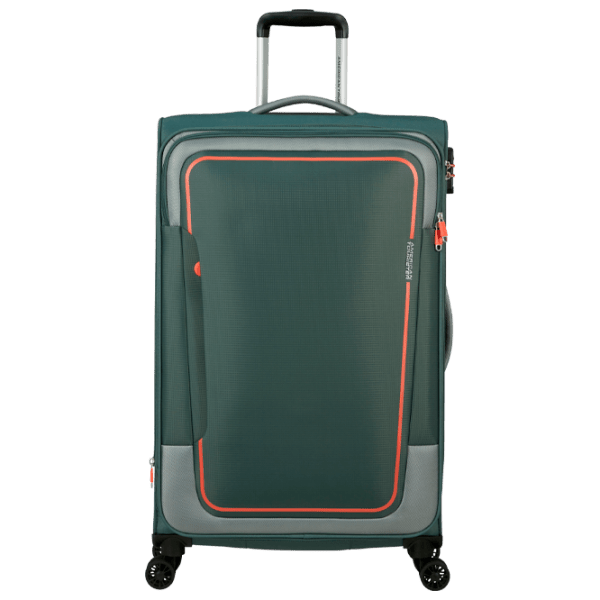 Чемодан American Tourister Pulsonic Spinner Expandable Зеленый Sunset 113л   photo 1