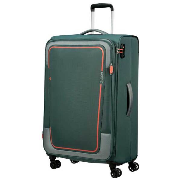 Чемодан American Tourister Pulsonic Spinner Expandable Зеленый Sunset 113л   photo 3