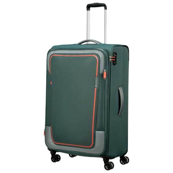 Чемодан American Tourister Pulsonic Spinner Expandable Зеленый Sunset 113л   photo 6