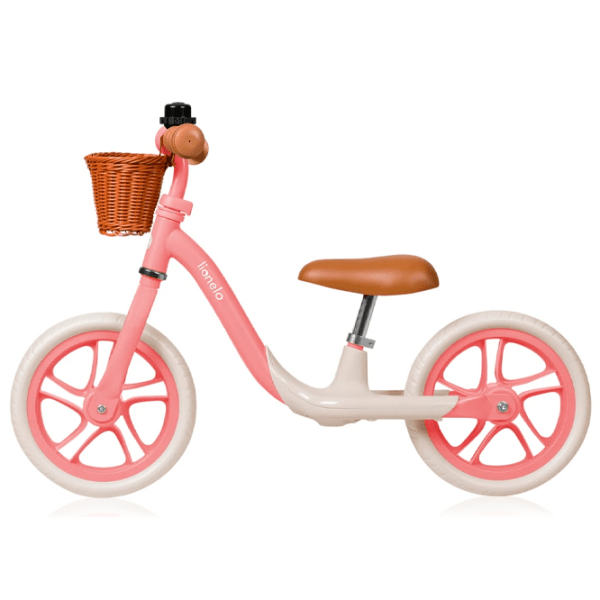 Bicicletă fără pedale Lionelo Alex Plus 12" 12" Pink  Metal / Pentru copii photo 2