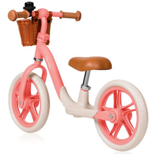 Bicicletă fără pedale Lionelo Alex Plus 12" 12" Pink  Metal / Pentru copii photo 3