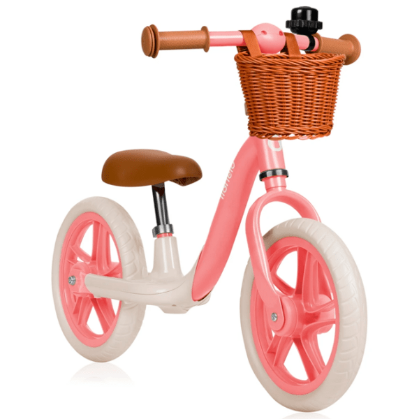 Bicicletă fără pedale Lionelo Alex Plus 12" 12" Pink  Metal / Pentru copii photo 5