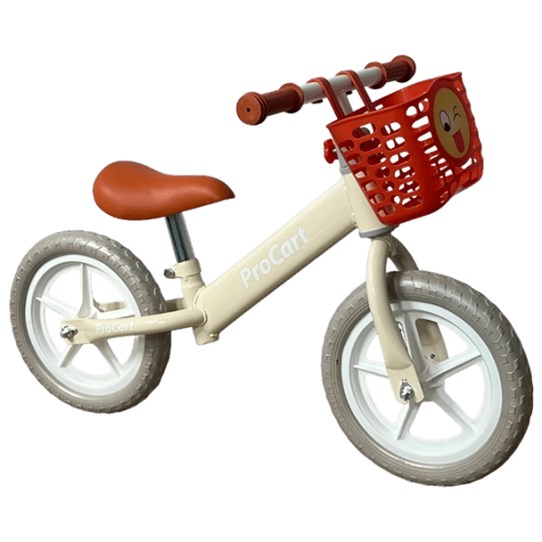 Bicicletă fără pedale Procart SH-N956 12" 12" Cream  Oțel / Pentru copii photo 1