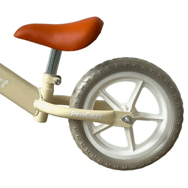 Bicicletă fără pedale Procart SH-N956 12" 12" Cream  Oțel / Pentru copii photo 2