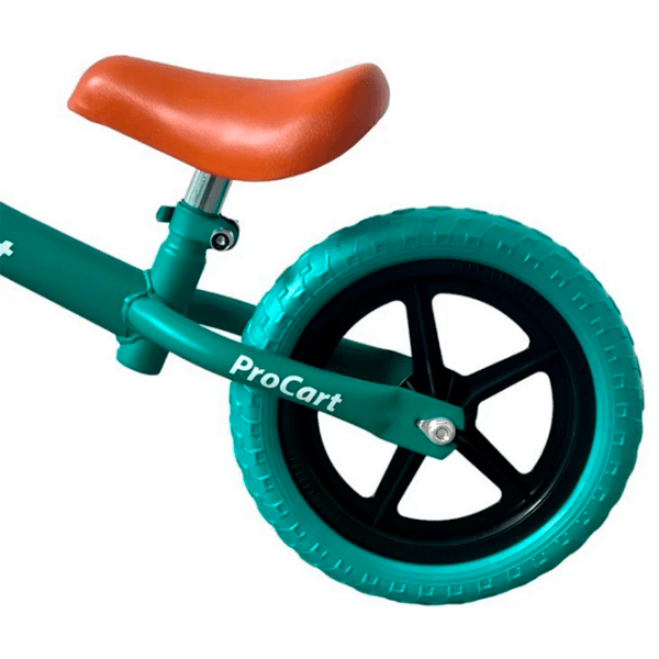 Bicicletă fără pedale Procart 361A 12" 12" Turquoise  Oțel / Pentru copii photo 6
