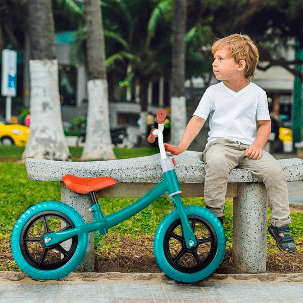 Bicicletă fără pedale Procart 361A 12" 12" Turquoise  Oțel / Pentru copii photo 8