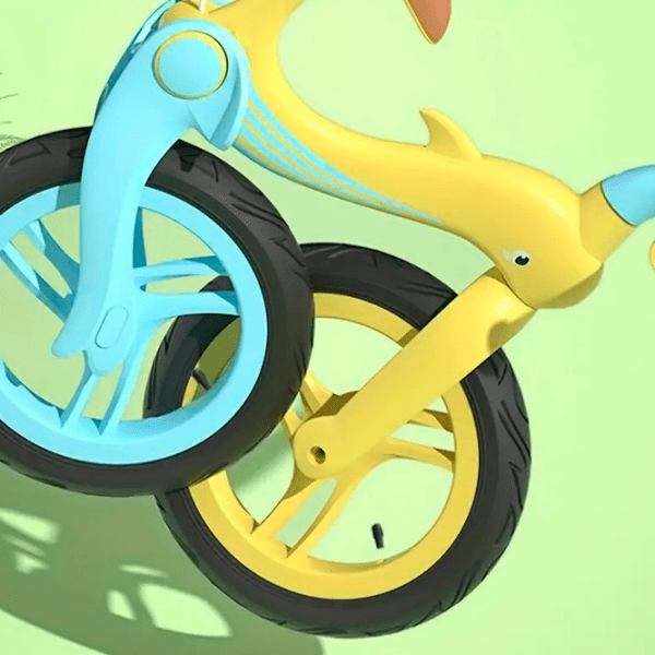 Bicicletă fără pedale 4Play Dolphin 12" 12" Yellow  Metal / Pentru copii photo 3