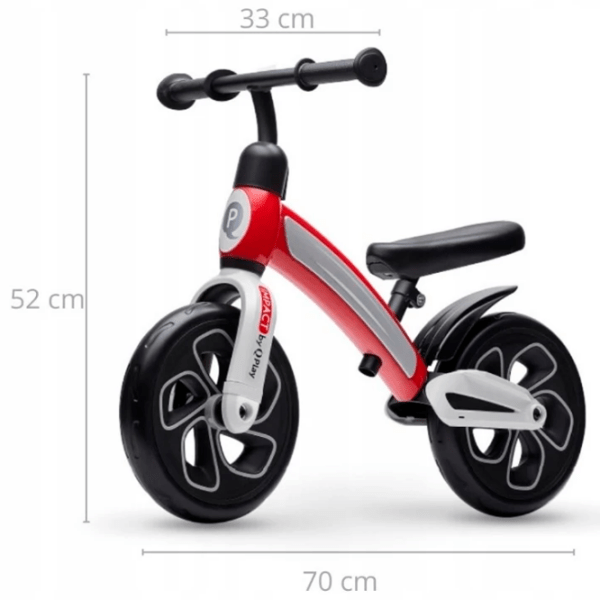 Bicicletă fără pedale Qplay Impact 10" 10" Red  Metal / Pentru copii photo 4