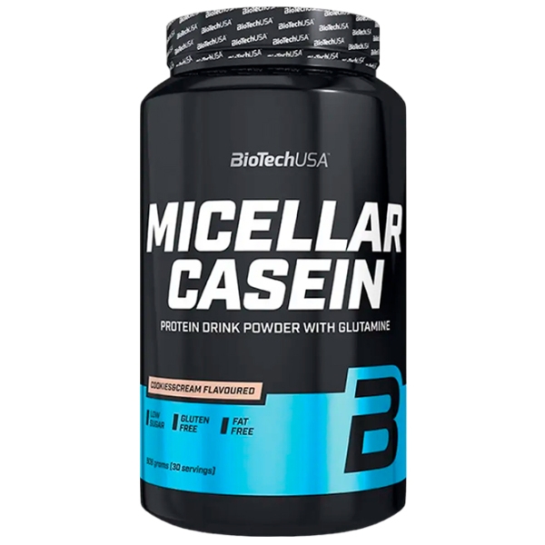 Proteină BioTechUSA Micellar Casein 908 g Biscuit cu cremă | praf photo 2