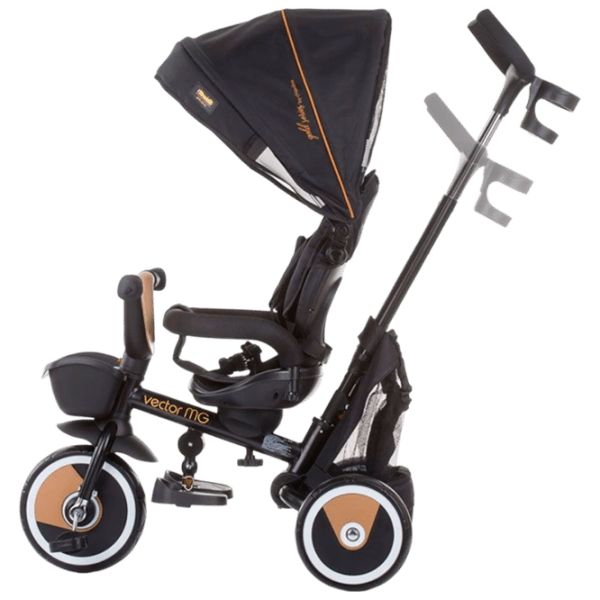 Triciclu Chipolino 360 Vector MG Beige Metal/ Pentru copii photo 3