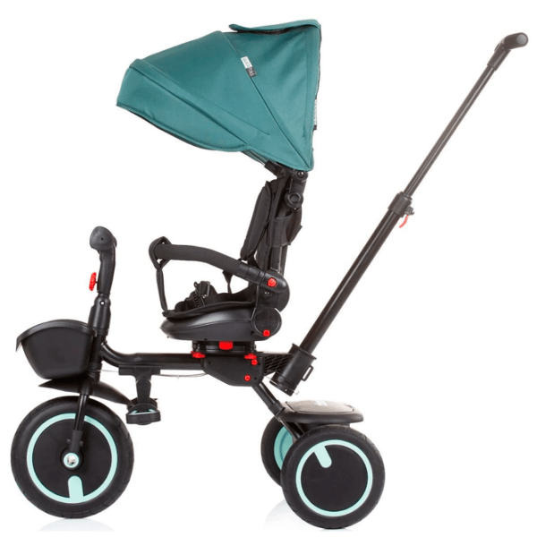 Triciclu Chipolino 360 Quick Fold Aloe Metal/ Pentru copii photo 2