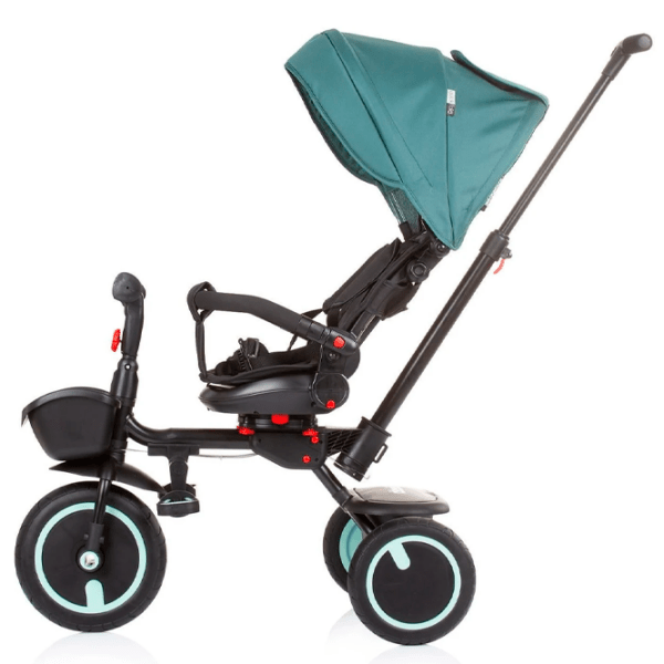 Triciclu Chipolino 360 Quick Fold Aloe Metal/ Pentru copii photo 6