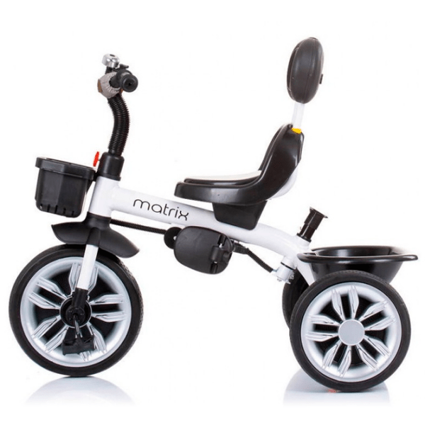 Triciclu Chipolino Matrix 360 Black Metal/ Pentru copii photo 4