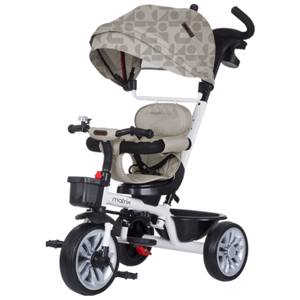 Трицикл Chipolino Matrix 360 Песочный Металл/ Детский photo 1